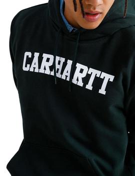 Felpa Carhartt College Hoodie verde hombre