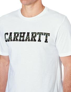Camiseta Carhartt SS College blanco hombre