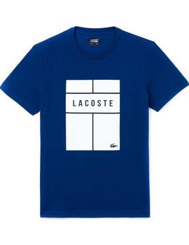 Camiseta Tenis Lacoste Sport TH9462 marino hombre