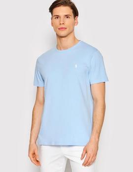 Camiseta Ralph Lauren Custom Slim azul hombre