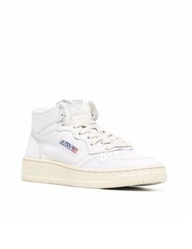 Deportivas Autry 01 Mid Goat blanco mujer