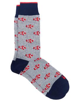 Calcetines Hombre In The Box Ocean Grey/Red
