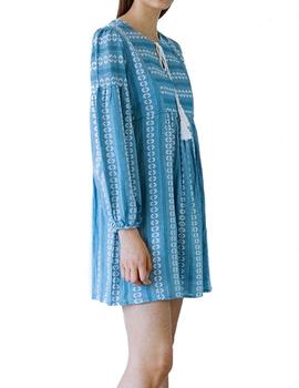 Vestido Corto Designers Society Puffed Dress Azul