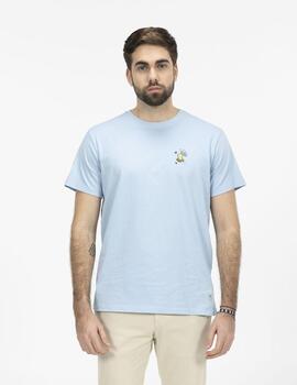 Camiseta elPulpo estampado artistic rules azul