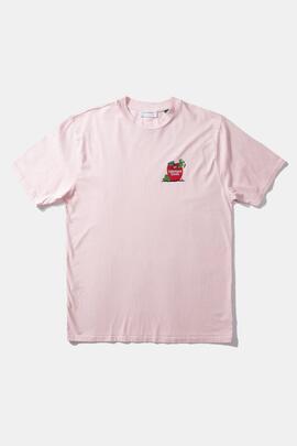Camiseta Edmmond  Worm plain rosa