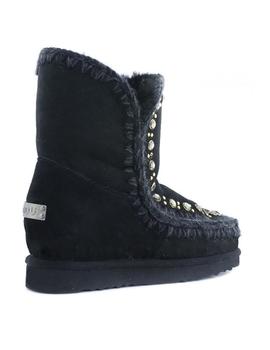 Botas Mou Inner Wedge Studs - Cristals negro mujer