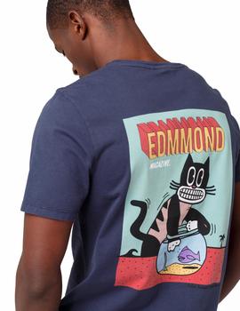 Camiseta Edmmond Studios Fishing marino hombre