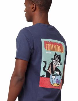 Camiseta Edmmond Studios Fishing marino hombre