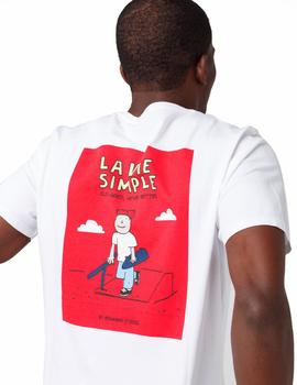 Camiseta Edmmond Studios La Vie Simple blanco