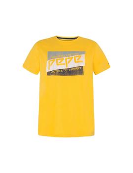 Camiseta Pepe Jeans Dominik amarillo hombre