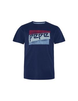 Camiseta Pepe Jeans Dominik marino hombre