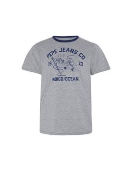 Camiseta Pepe Jeans Douglas gris hombre