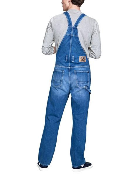 Administración zorro cabina Peto Pepe Jeans Dougie Hammer Azul para Hombre en 14Oz