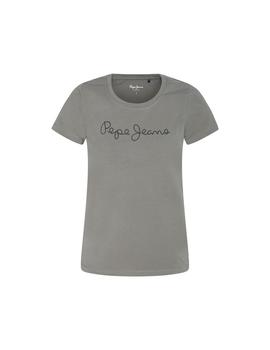 Camiseta Pepe Jeans Mika gris mujer