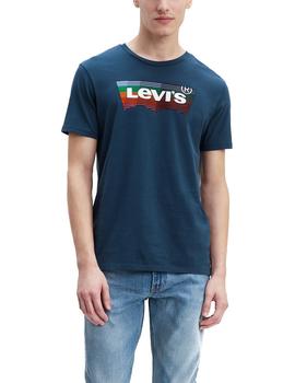 Camiseta Levi's Housemark Graphic Tee marino hombre