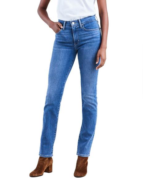Levi's 724 High Rise Straight azul mujer