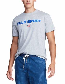 Camiseta Ralph Lauren Polo Sport gris hombre