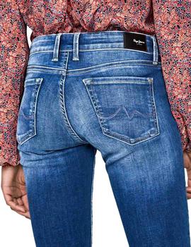 Vaqueros Pepe Jeans Piccadilly azul mujer