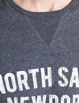 Camiseta North Sails Graphic gris hombre