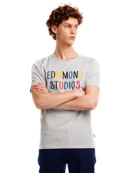 Camiseta Edmmond Marker Tee gris hombre