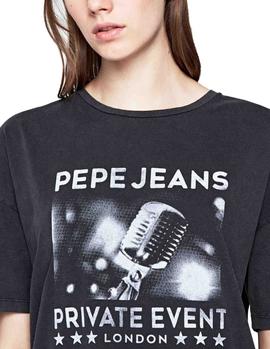 Camiseta Pepe Jeans Mirabelle negro mujer