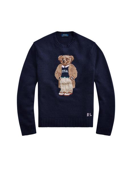 Hombre Ropa de Prendas de punto y jerséis Jersey de lana Polo Bear Polo Ralph Lauren de Lana de color Azul para hombre 