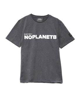 Camiseta Ecoalf Natal No Planet B gris hombre