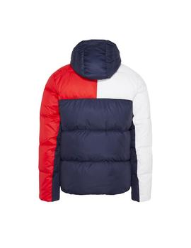 Anorak Tommy Jeans Essential Colorblock marino hombre