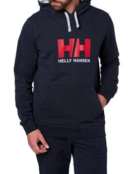 Sudadera Helly Hansen Logo Hoodie marino hombre