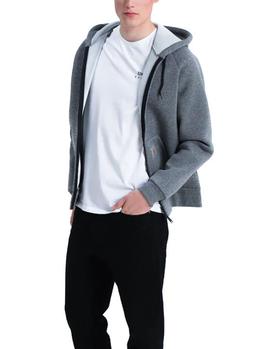 Felpa Carhartt Lux Hooded Jacket gris hombre