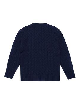 Jersey Tommy Denim Tjm Cable Sweater marino hombre