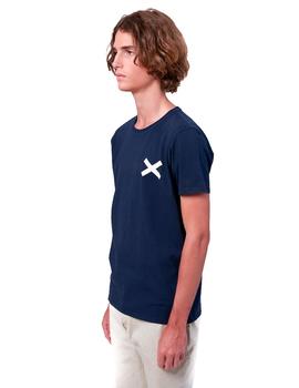 Camiseta Edmmond Cross marino hombre
