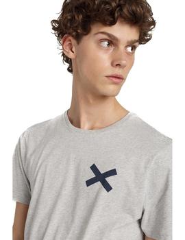Camiseta Edmmond Cross gris hombre
