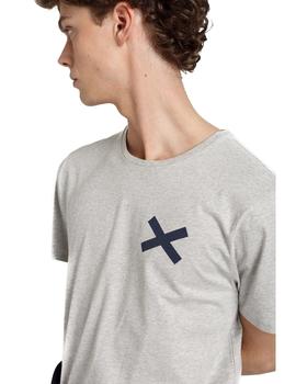 Camiseta Edmmond Cross gris hombre