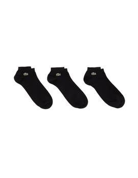 Pack Calcetines Lacoste Sport negro hombre