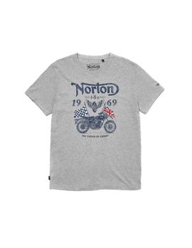 Camiseta Norton Kris gris hombre