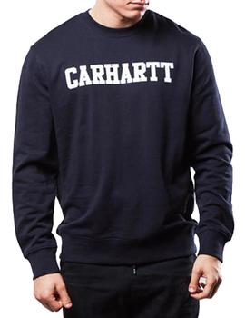 Felpa Carhartt College marino hombre