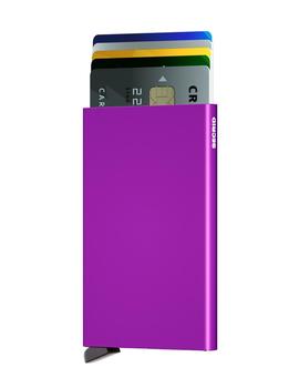 Tarjetero Secrid Cardprotector aluminio violeta