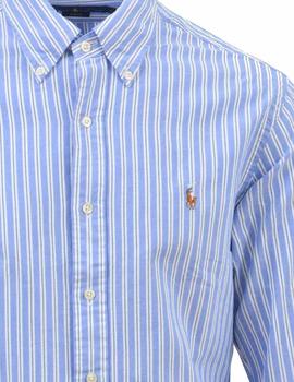 Camisa Ralph Lauren Stripes azul/blanco hombre