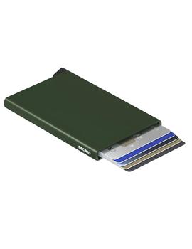 Tarjetero Secrid Cardprotector aluminio verde