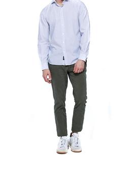 Camisa Rayas Edmmond Proper Shirt Blanco/Azul
