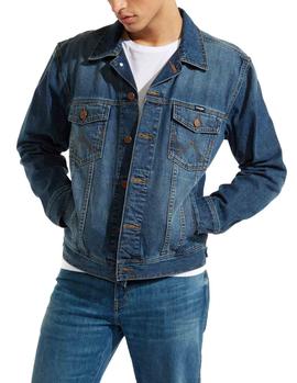 Cazadora Wrangler Classic Jacket azul hombre