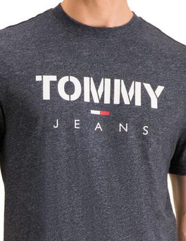 Camiseta Tommy Jeans Texture marino hombre