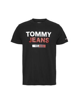 Camiseta Tommy Jeans 1985 Logo negro hombre