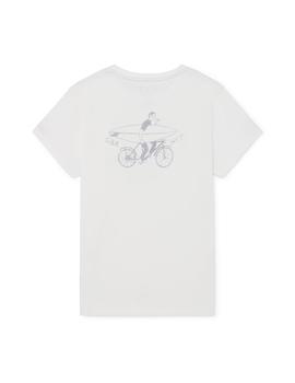 Camiseta HKT by Hackett Coast Riders blanco hombre