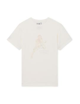 Camiseta HKT by Hackett Pin Up blanco hombre