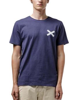 Camiseta Edmmond Cross marino hombre