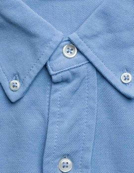 Camisa Punto Polo Ralph Lauren azul hombre