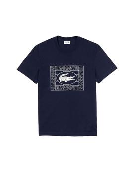 Camiseta Lacoste TH5097 Print Cocodrilo marino hombre