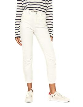 Vaqueros Pepe Jeans Dion 7/8 blanco mujer